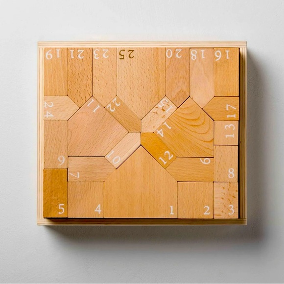 Hearth & Hand with Magnolia Wooden Block Advent Calendar - Picture 2 of 2